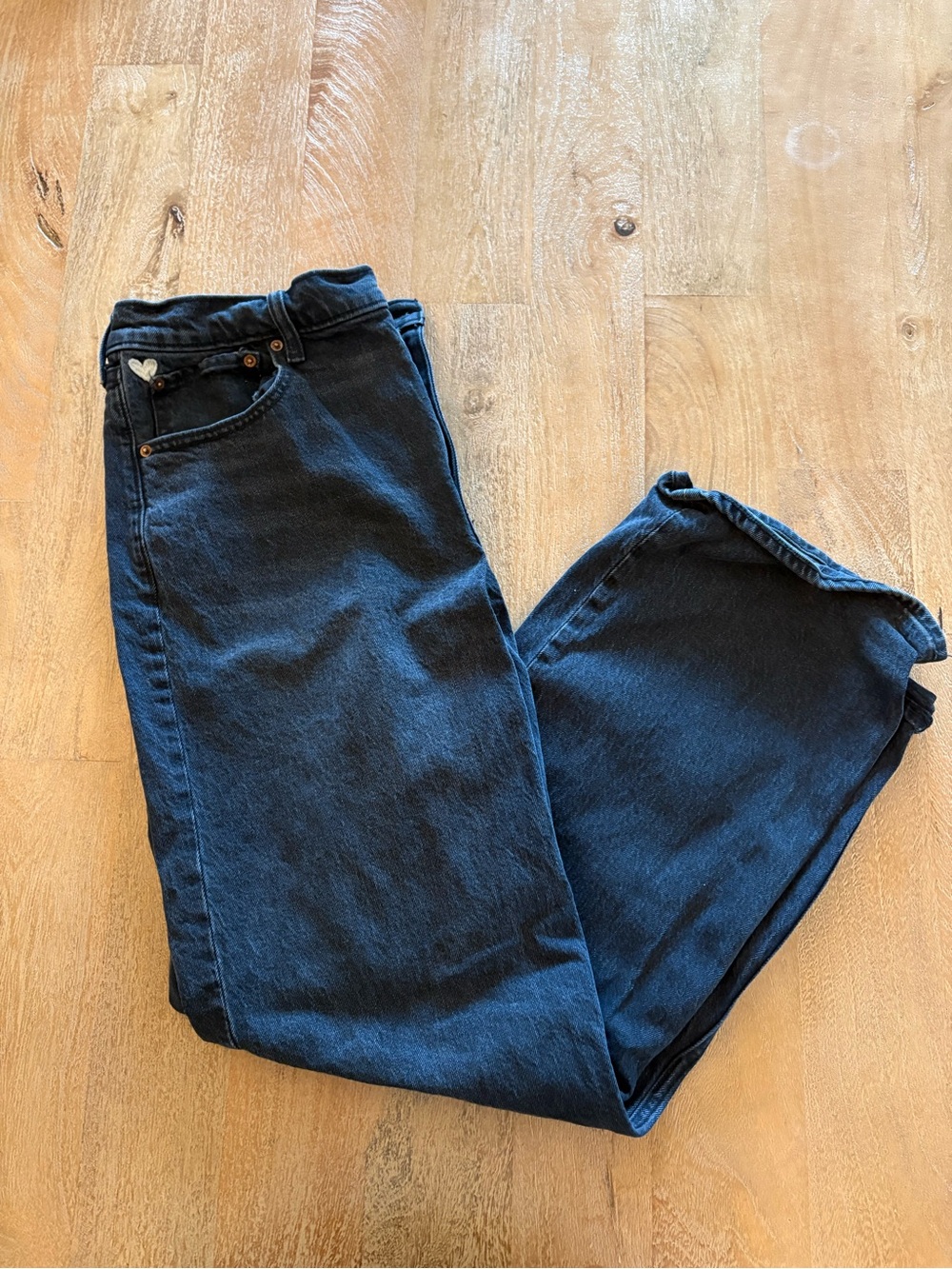 Abercrombie & Fitch Women's High Rise 90’s Relaxed Black Jeans